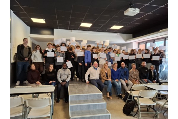 Remise du diplôme PSC