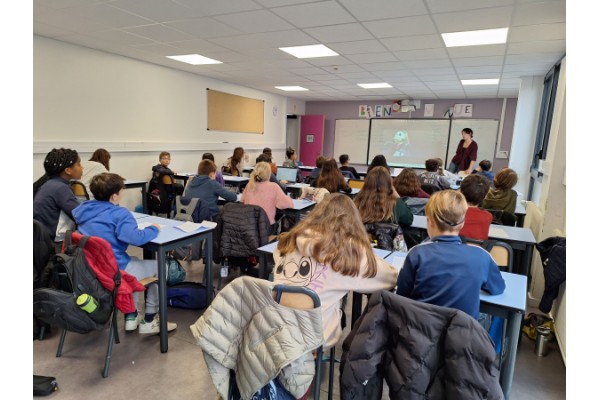 Intervention de sensibilisation aux déchets et au...