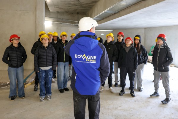 Visite d'un chantier pour les 3èmes prépa-métiers